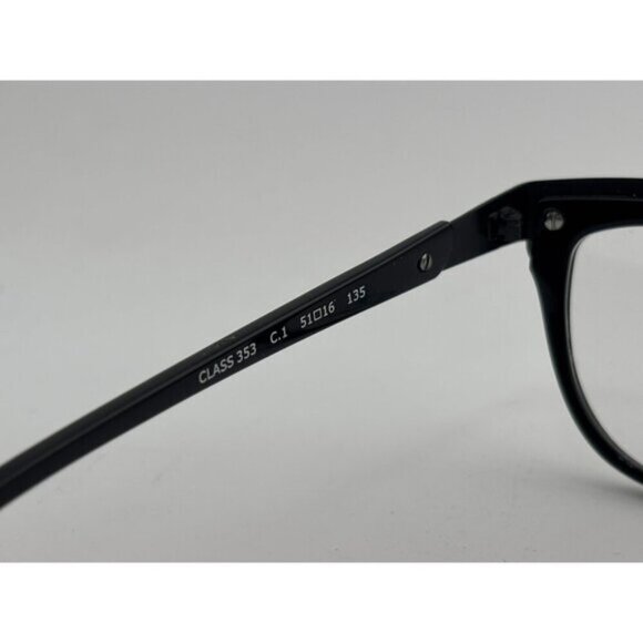 LINEA ROMA - CLASS 353 Black Textured C.1 51-16-135 Plastic Glasses Frames - Picture 5 of 7
